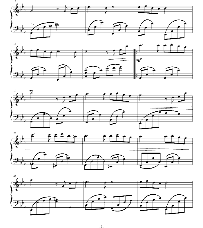 中国乐谱网——【钢琴谱】神秘园Song From a Secret Garden