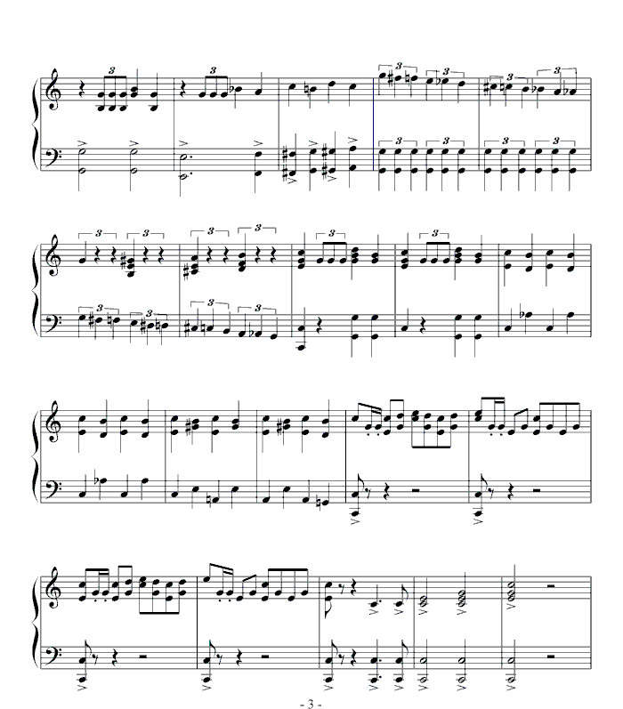 中国乐谱网——【钢琴谱】1812序曲